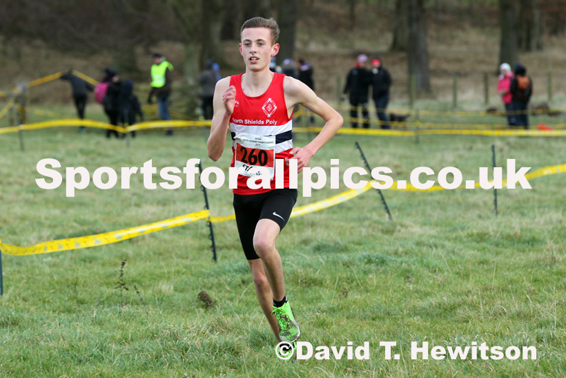 Boys under-15s cross country, 2019 North Eastern Cross Country Champs., Alnwick, Northumberland.  Photo: David T. Hewitson/Sports for All Pics